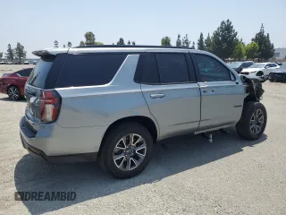 2023 Chevrolet Tahoe Z71 z VIN 1GNSKPKD9PR525616, wystawiony jako Copart lot #58828215 z przebiegiem 14 698 mil mil oraz Szkoda całkowita • Salvage title. Historia ofert i sprzedaży dostępna na DreamBid. Obrazek 3.