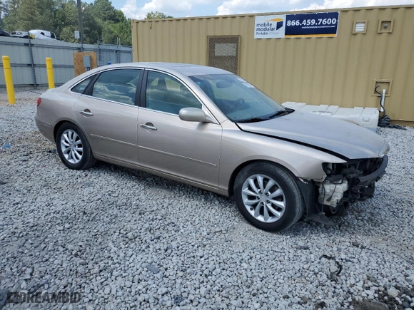 2007 Hyundai Azera SE with VIN KMHFC46F67A208968, listed as a Copart auction lot 69202034 with 156,521 mi miles and Salvage Title. Bid and sale history available at carsss.com. Image 4.