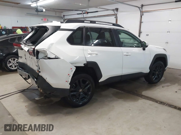 2023 Toyota RAV4 Adventure with VIN 2T3J1RFV6PW369380, listed as a IAAI auction lot 41708126 with 33,683 mi miles. Bid and sale history available at carsss.com. Image 4.