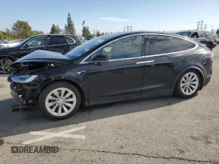 2021 Tesla Model X Long Range Plus with VIN 5YJXCAE20MF321467, listed as a Copart auction lot 45788565 with 91,294 mi miles and Salvage Title. Bid and sale history available at carsss.com. Image 1.