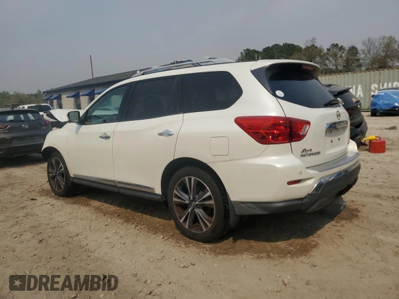 2018 Nissan Pathfinder Platinum z VIN 5N1DR2MN0JC647728, wystawiony jako Copart lot #49918025 z przebiegiem 94 946 mil mil oraz Szkoda całkowita • Salvage title. Historia ofert i sprzedaży dostępna na DreamBid. Obrazek 2.