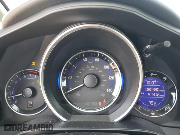 2018 Honda Fit LX with VIN 3HGGK5H46JM702255, listed as a Copart auction lot 61026414 with 80,380 mi miles and Salvage Title. Bid and sale history available at carsss.com. Image 9.