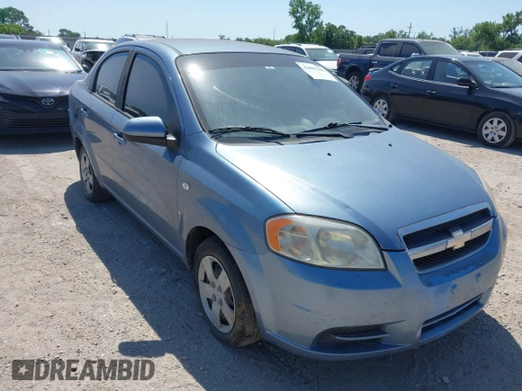 2007 Chevrolet Aveo LS with VIN KL1TD56667B122930, listed as a IAAI auction lot 42802302 with 97,365 mi miles and . Bid and sale history available at DreamBid. Image 1.