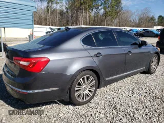 2015 Kia Cadenza Premium with VIN KNALN4D76F5168635, listed as a Copart auction lot 48399605 with 135,001 mi miles and Clean Title. Bid and sale history available at DreamBid. Image 3.