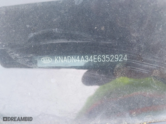 2014 Kia Rio EX with VIN KNADN4A34E6352924, listed as a IAAI auction lot 42072886 with 1 mi miles. Bid and sale history available at carsss.com. Image 9.
