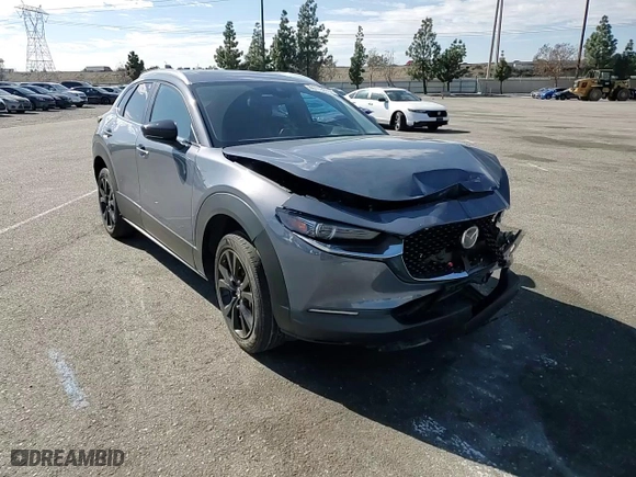 2022 Mazda CX-30 2.5 S Preferred Package with VIN 3MVDMBCL5NM421822, listed as a Copart auction lot 46178075 with 38,504 mi miles and Non Repairable. Bid and sale history available at carsss.com. Image 12.