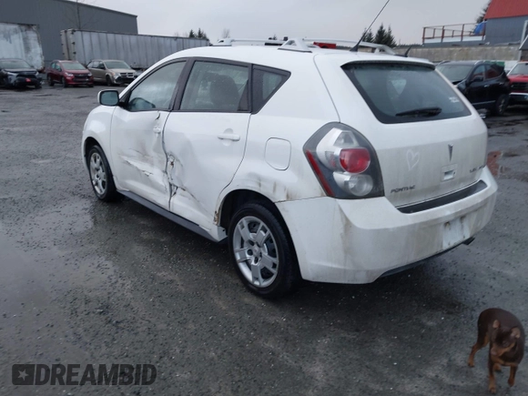 2009 Pontiac Vibe with VIN 5Y2SM67069Z405889, listed as a IAAI auction lot 41583937 with 181,147 mi miles. Bid and sale history available at carsss.com. Image 3.