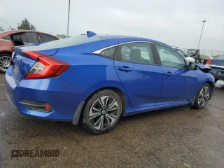 2017 Honda Civic EX-L with VIN 19XFC1F71HE004265, listed as a Copart auction lot 58888865 with 89,359 mi miles and Salvage title. Bid and sale history available at DreamBid. Image 3.