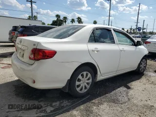 2009 Toyota Corolla with VIN JTDBL40E699047335, listed as a Copart auction lot 54758925 with 212,801 mi miles and Salvage Title. Bid and sale history available at carsss.com. Image 3.