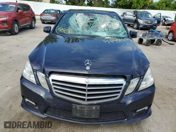 2011 Mercedes-Benz E 350 Luxury with VIN WDDHF8HB7BA348077, listed as a Copart auction lot 57337675 with 200,580 mi miles and Salvage title. Bid and sale history available at DreamBid. Image 5.