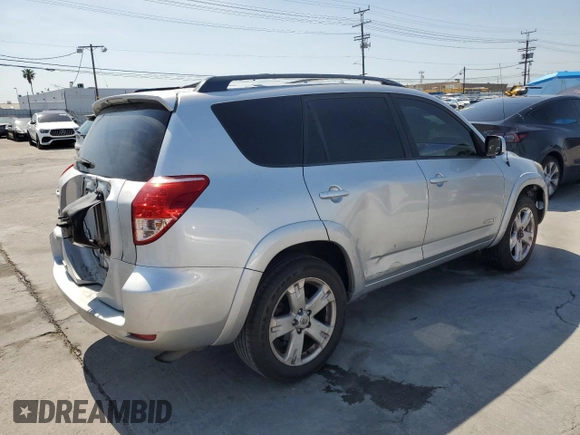 2007 Toyota RAV4 Sport with VIN JTMZD32V275034217, listed as a Copart auction lot 52199195 with 125,692 mi miles and Salvage Title. Bid and sale history available at carsss.com. Image 3.