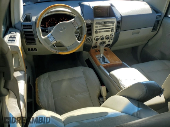 2004 Infiniti QX56 with VIN 5N3AA08C34N806460, listed as a Copart auction lot 80672124 with 193,607 mi miles and Clean Title. Bid and sale history available at carsss.com. Image 8.