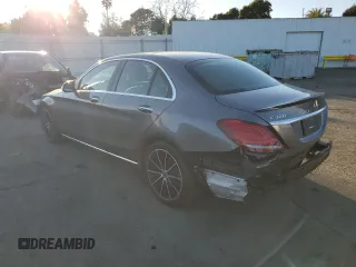 2020 Mercedes-Benz C with VIN WDDWF8DBXLR527729, listed as a Copart auction lot 46880925 with 35,825 mi miles and Salvage Title. Bid and sale history available at carsss.com. Image 2.