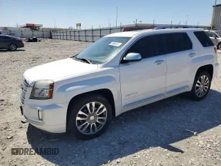 2017 GMC Terrain Denali z VIN 2GKFLRE34H6146059, wystawiony jako Copart lot #53090975 z przebiegiem 163 657 mil mil oraz Szkoda całkowita • Salvage title. Historia ofert i sprzedaży dostępna na DreamBid. Obrazek 1.