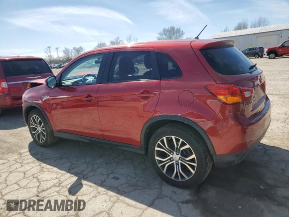 2016 Mitsubishi Outlander Sport 2.4 ES with VIN JA4AR3AW7GZ058332, listed as a Copart auction lot 50318565 with 80,396 mi miles and Salvage Title. Bid and sale history available at carsss.com. Image 2.