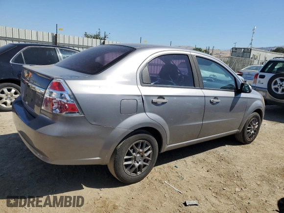 2011 Chevrolet Aveo 1LT with VIN KL1TD5DE3BB233485, listed as a Copart auction lot 57986335 with 167,872 mi miles and Salvage title. Bid and sale history available at DreamBid. Image 3.