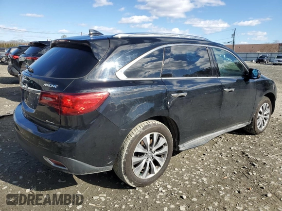 2014 Acura MDX Technology z VIN 5FRYD4H47EB008335, wystawiony jako Copart lot #45046295 z przebiegiem 130 684 mil mil oraz Szkoda całkowita • Salvage title. Historia ofert i sprzedaży dostępna na DreamBid. Obrazek 3.