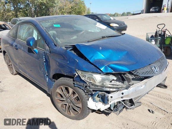 2013 Honda Civic Cpe EX with VIN 2HGFG3B89DH530951, listed as a IAAI auction lot 37728515 with 130,000 mi miles. Bid and sale history available at carsss.com. Image 6.