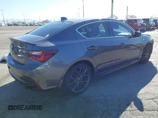 2019 Acura ILX w/Premium/A-Spec Pkg with VIN 19UDE2F82KA006344, listed as a IAAI auction lot 41496063 with 87,498 mi miles. Bid and sale history available at carsss.com. Image 4.