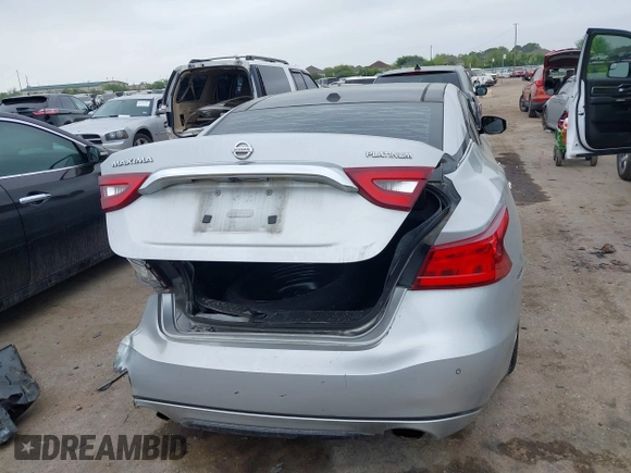 2016 Nissan Maxima SL with VIN 1N4AA6AP2GC386239, listed as a IAAI auction lot 41871290 with 175,941 mi miles and . Bid and sale history available at DreamBid. Image 16.