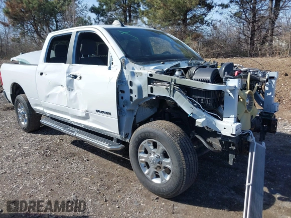 2023 Ram 2500 Big Horn with VIN 3C6UR5DL0PG611149, listed as a IAAI auction lot 41830205 with 58,997 mi miles. Bid and sale history available at carsss.com. Image 1.