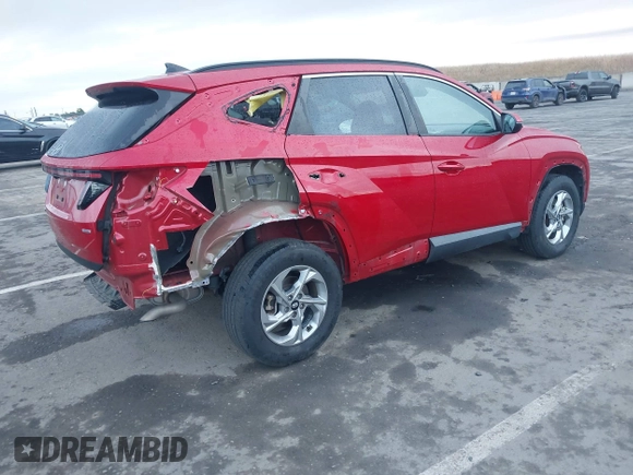 2022 Hyundai Tucson SEL z VIN 5NMJBCAE6NH036051, wystawiony jako IAAI lot #42257485 z przebiegiem 36 642 mil mil oraz . Historia ofert i sprzedaży dostępna na DreamBid. Obrazek 4.