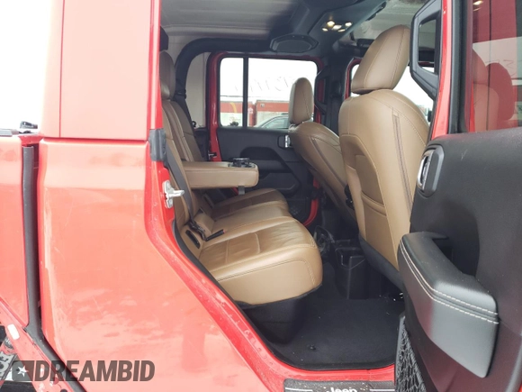 2020 Jeep Gladiator Overland with VIN 1C6HJTFG9LL152701, listed as a Copart auction lot 80737794 with 61,654 mi miles and Salvage title. Bid and sale history available at DreamBid. Image 10.