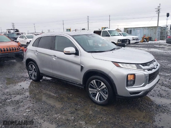 2024 Mitsubishi Outlander Sport S with VIN JA4ARUAU5RU014897, listed as a IAAI auction lot 41573677 with 13,740 mi miles. Bid and sale history available at carsss.com. Image 1.