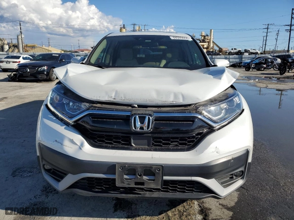 2020 Honda CR-V EX with VIN 7FARW1H5XLE025350, listed as a Copart auction lot 48080055 with 49,853 mi miles and Salvage Title. Bid and sale history available at carsss.com. Image 5.