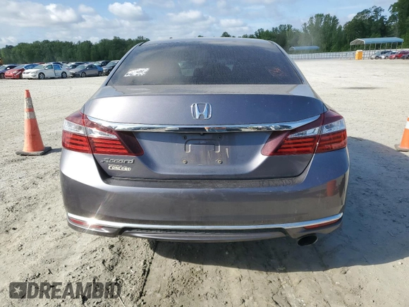 2016 Honda Accord Sedan LX with VIN 1HGCR2F33GA006039, listed as a Copart auction lot 52816994 with 177,019 mi miles and Salvage Title. Bid and sale history available at carsss.com. Image 6.