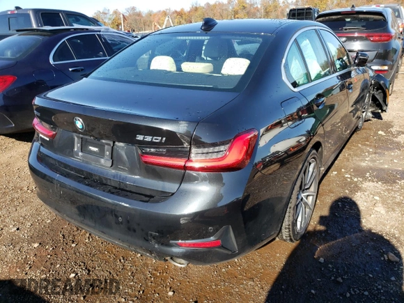 2019 BMW 3 Series 330i xDrive with VIN 3MW5R7J53K8B00405, listed as a Copart auction lot 65893392 with Not Provided miles. Bid and sale history available at carsss.com. Image 4.