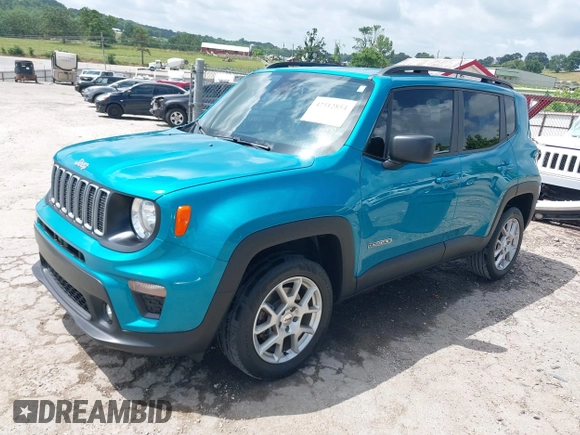 2022 Jeep Renegade Latitude with VIN ZACNJDB10NPN77271, listed as a IAAI auction lot 42512854 with 43,182 mi miles and . Bid and sale history available at DreamBid. Image 18.