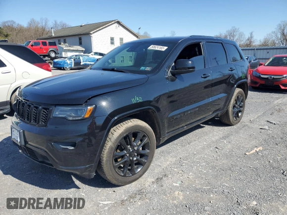2020 Jeep Grand Cherokee Altitude with VIN 1C4RJFAG0LC157551, listed as a Copart auction lot 50624165 with 89,121 mi miles and Salvage Title. Bid and sale history available at carsss.com. Image 1.