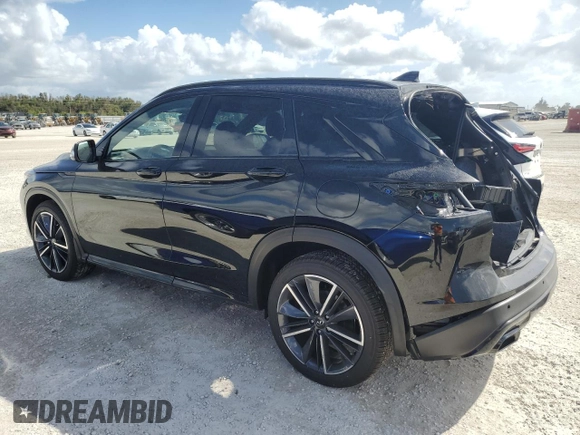 2024 Infiniti QX50 Sport with VIN 3PCAJ5FA0RF113900, listed as a Copart auction lot 78570734 with 261 mi miles and Salvage title. Bid and sale history available at DreamBid. Image 2.