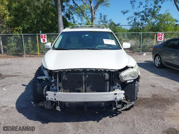 2015 Infiniti QX60 with VIN 5N1AL0MN9FC505314, listed as a IAAI auction lot 41849409 with 166,834 mi miles. Bid and sale history available at carsss.com. Image 6.