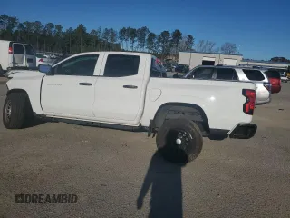 2024 Chevrolet Colorado 2WD Work Truck z VIN 1GCGSBECXR1181297, wystawiony jako Copart lot #49969345 z przebiegiem Nie podano mil oraz Szkoda całkowita • Salvage title. Historia ofert i sprzedaży dostępna na DreamBid. Obrazek 2.