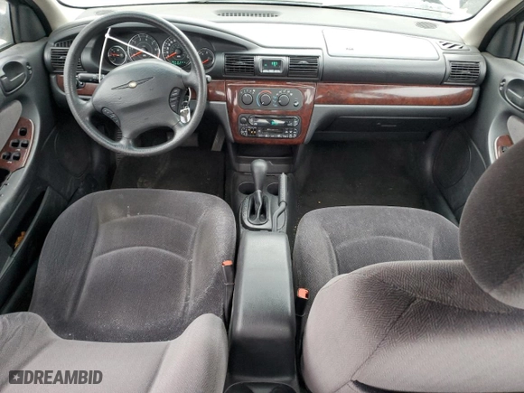 2001 Chrysler Sebring LX with VIN 1C3EL46X91N718681, listed as a Copart auction lot 44447845 with 88,584 mi miles and Salvage Title. Bid and sale history available at carsss.com. Image 8.