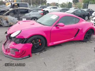 2007 Porsche Cayman S with VIN WP0AB29877U780410, listed as a IAAI auction lot 42153981 with 74,366 mi miles and . Bid and sale history available at DreamBid. Image 17.