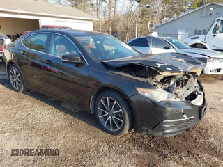 2015 Acura TLX V6 Tech with VIN 19UUB2F53FA005420, listed as a IAAI auction lot 41790606 with 229,489 mi miles. Bid and sale history available at carsss.com. Image 1.