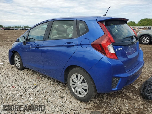 2016 Honda Fit LX with VIN JHMGK5H52GX038013, listed as a Copart auction lot 58164565 with 87,997 mi miles and Salvage title. Bid and sale history available at DreamBid. Image 2.