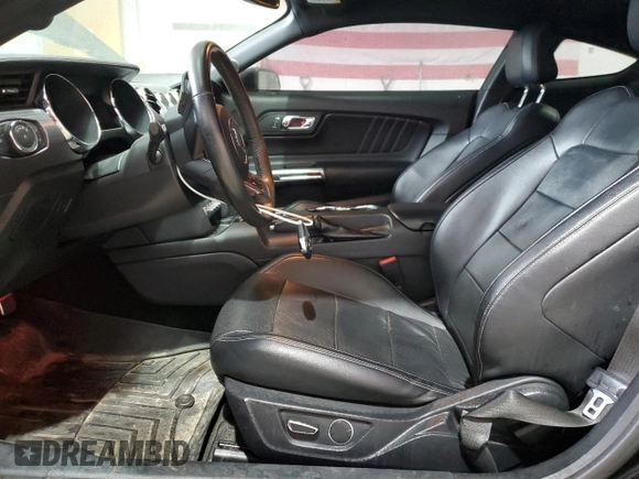 2015 Ford Mustang EcoBoost with VIN 1FA6P8TH8F5354386, listed as a Copart auction lot 49789545 with 131,675 mi miles and Salvage Title. Bid and sale history available at carsss.com. Image 7.