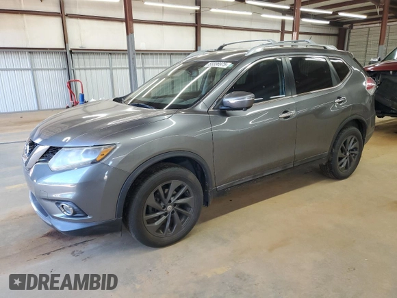 2015 Nissan Rogue SV with VIN 5N1AT2MVXFC857734, listed as a Copart auction lot 53336975 with 170,944 mi miles and Salvage Title. Bid and sale history available at DreamBid. Image 1.