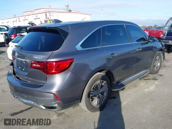 2019 Acura MDX with VIN 5J8YD3H38KL005442, listed as a IAAI auction lot 41542505 with 84,033 mi miles and . Bid and sale history available at DreamBid. Image 4.