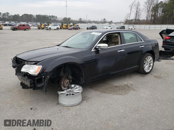 2014 Chrysler 300 with VIN 2C3CCAEG9EH380172, listed as a Copart auction lot 47121935 with 121,755 mi miles and Salvage Title. Bid and sale history available at carsss.com. Image 1.