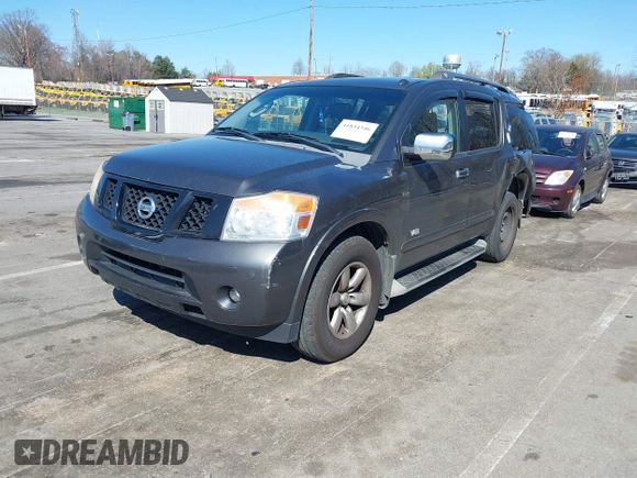 2009 Nissan Armada SE z VIN 5N1BA08D89N601178, wystawiony jako IAAI lot #41854346 z przebiegiem 228 637 mil mil oraz . Historia ofert i sprzedaży dostępna na DreamBid. Obrazek 2.