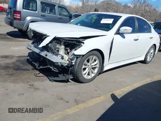 2013 Hyundai Genesis 3.8L with VIN KMHGC4DD4DU250393, listed as a IAAI auction lot 41854097 with 147,751 mi miles and . Bid and sale history available at DreamBid. Image 2.