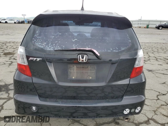 2010 Honda Fit Sport with VIN JHMGE8H49AC039500, listed as a Copart auction lot 53576655 with 170,571 mi miles and Salvage Title. Bid and sale history available at carsss.com. Image 6.