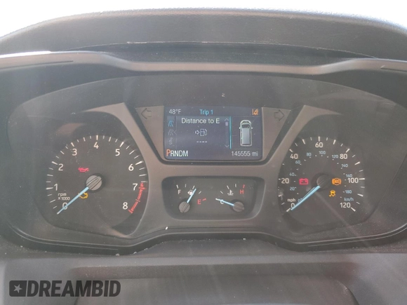 2019 Ford Transit with VIN 1FTYE1ZM4KKB87976, listed as a Copart auction lot 46539805 with 145,555 mi miles and Clean Title. Bid and sale history available at carsss.com. Image 9.