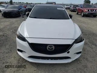 2017 Mazda 6 Grand Touring with VIN JM1GL1W51H1130289, listed as a Copart auction lot 52769205 with 82,155 mi miles and Salvage Title. Bid and sale history available at carsss.com. Image 5.