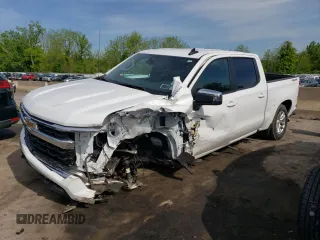 2023 Chevrolet Silverado 1500 LT with VIN 3GCPDKEK7PG189292, listed as a Copart auction lot 54429724 with 11,331 mi miles and Salvage Title. Bid and sale history available at carsss.com. Image 1.